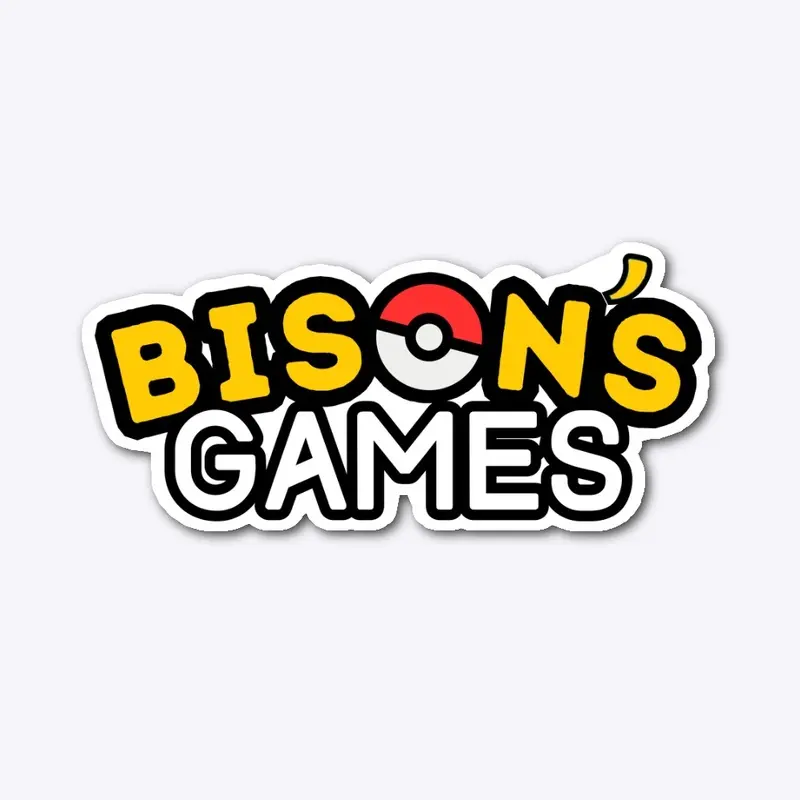 Bison’s Games Logo (Plain) Sticker