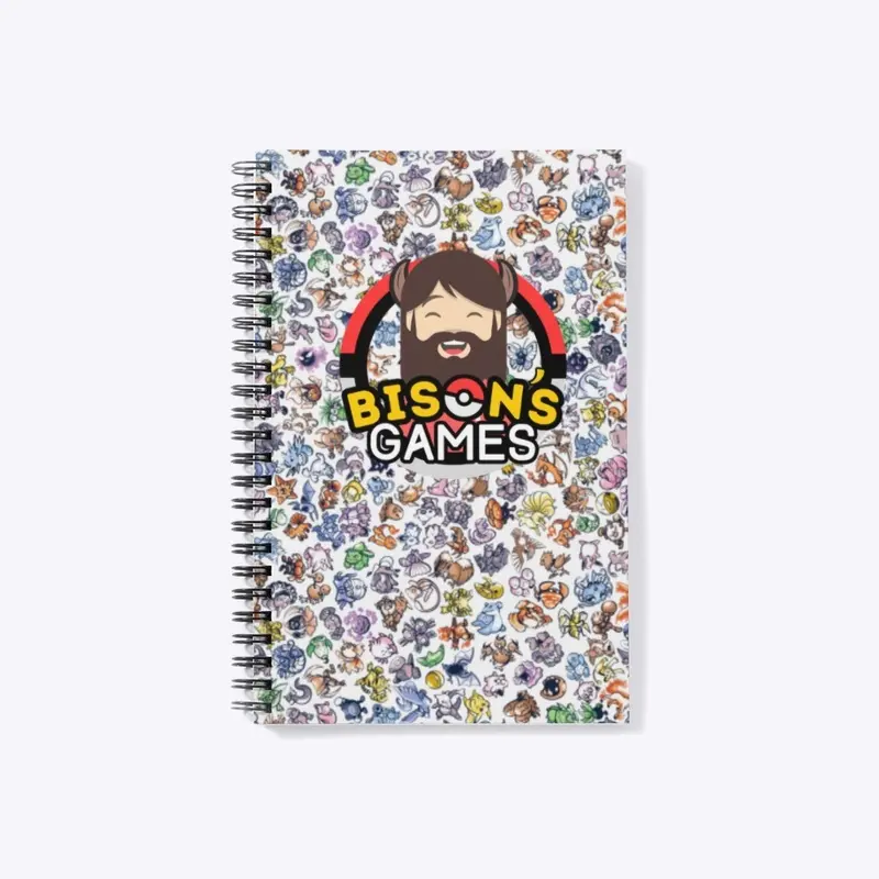 Bison’s Games Notebook/Sticker book